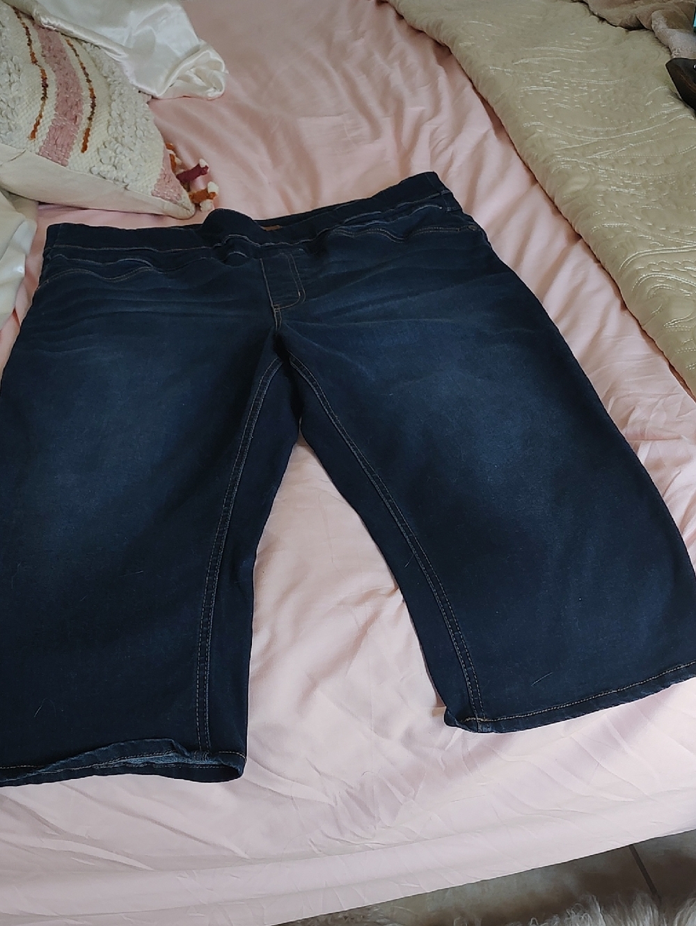 Re Creation Denim Capris